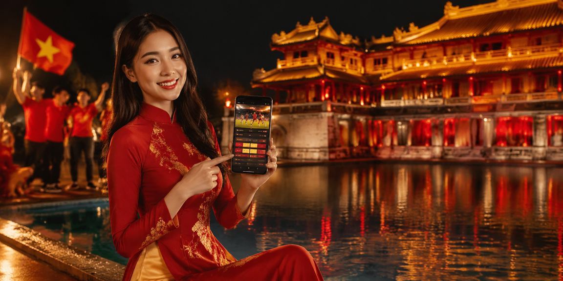 Người dùng Huế nạp tiền và xem tỷ lệ kèo trên điện thoại vào dịp lễ